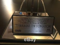 Master Replicas Star Wars Thermal detonator weathered SW-115 LE #920