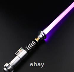 Metal Star Wars Master Replicas Lightsaber Obi-Wan Kenobi Lightsaber Hilt RGB #1