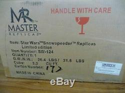 Mib! New! Master Replicasesbrebel Snow-speeder Star Wars Studio Scale Sw-124