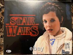 Millie Bobby Brown Star Wars Autographed Photo Beckett Authentication