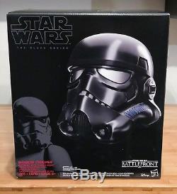 NEW Star Wars The Black Series Shadow Trooper Electronic Helmet Amazon Exclusive