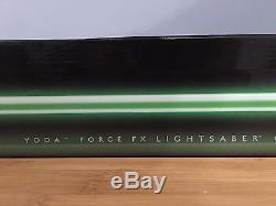 NEW Star Wars Yoda Force FX Signature Series Lightsaber Hasbro (Green)