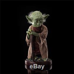New Custom Star Wars 1/1 Life Size Master Yoda Statue 85cm Tall