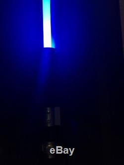Obi Wan Episode 3 Lightsaber SaberForge Redeemer Champion Tier Blue LED