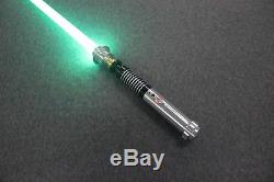 Obi Wan Luke ROTJ Custom Lightsaber with sound, removable blade, flash on clash
