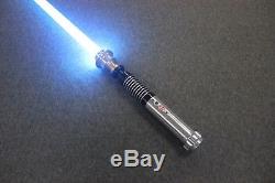 Obi Wan Luke ROTJ Custom Lightsaber with sound, removable blade, flash on clash