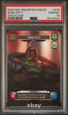 PSA 10 2024 Star Wars 270 Boba Fett Daimyo Showcase -1st PSA 10 In Pop Database