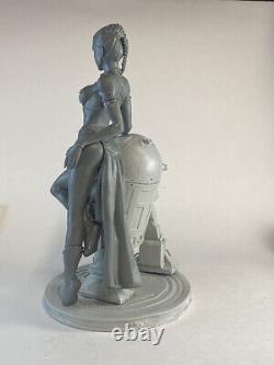 Princess Leia metal bikini slave R2D2 resin garage model kit star wars 1/10