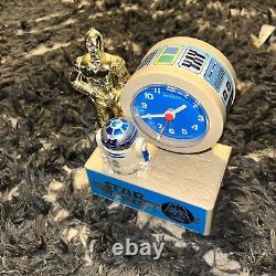 R2 D2 three CPO talking alarm clock from 1980 Bradley