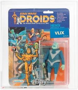 RAREST Released STAR WARS figure VLIX AFA Graded from DROIDS 1988 TV Series