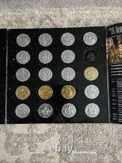 RARE Star Wars 30TH ANNIVERSARY COMPLETE 60 SILVER COIN SET WITH ALBUM MINT