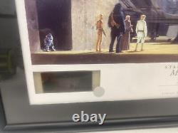 Ralph McQuarrie Signed Star Wars Print and Film Millennium Falcon Limited /2500
