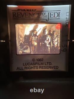 Rare! Boba Star Wars REVENGE OF THE JEDI Two Actual 35mm Film Slides 1159 2498