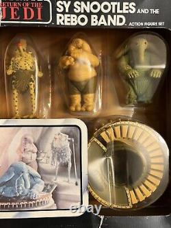 Rare Kenner Star Wars ROTJ Sy Snootles and the Rebo Band Action Figure Set 1983