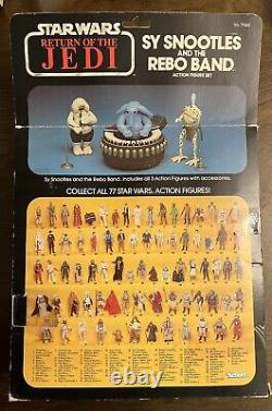Rare Kenner Star Wars ROTJ Sy Snootles and the Rebo Band Action Figure Set 1983