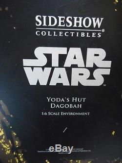 Rare Sideshow Collectibles Yoda's Dagobah Hut 16 Scale Environment Un-numbered