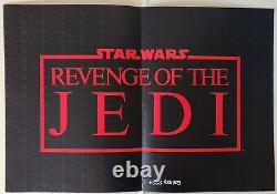 Rare! Vintage Htf 1982 Star Wars Revenge Of The Jedi Promo Ad Foldout Insert #2