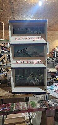 Rare Vintage Star Wars 1983 Return of the Jedi Book Shelf Display Case