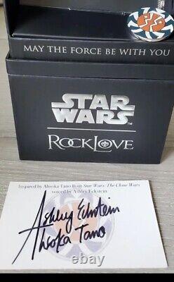 RockLove Star Wars Ahsoka Tano Medallion With Signed Card Ashley Eckstein