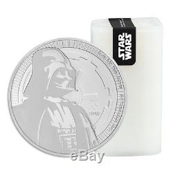 Roll of 25 2017 Niue 1 oz. Silver Star Wars Darth Vader $2 BU Coin SKU47490