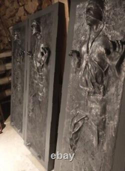 STAR WARS Life Size Han Solo in Carbonite Prop Realistic Display Plus Lighting