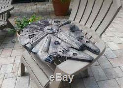 STAR WARS Millennium Falcon Legacy look Prop How cool real looking large Falcon