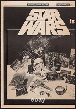 STAR WARS more than a movie Original 1978 Trade AD / poster lunchbox Kenner