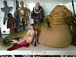 Sideshow Collectibles Star Wars Jabba The Hutt 1/6 Scale and Slave Leia