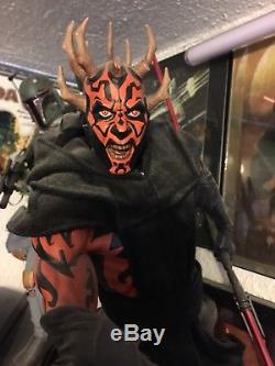 Sideshow DARTH MAUL with Mechanical LEGS Premium STATUE Figure USED with Shipper #73