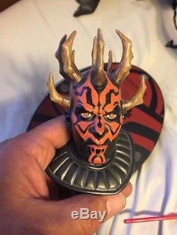 Sideshow DARTH MAUL with Mechanical LEGS Premium STATUE Figure USED with Shipper #73