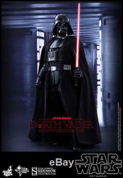 Sideshow Hot Toys Star Wars IV New Hope Darth Vader Figure 1/6 MIB Lights/Sound