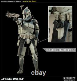 Sideshow Star Wars Clone Commander Wolffe 1/6 Scale Figure The Clone Wars New