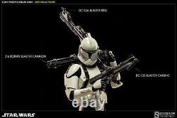 Sideshow Star Wars Clone Trooper Shiny 1/6 Scale Figure The Clone Wars New