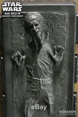 Sideshow Star Wars Han Solo In Carbonite Environment 1/6 Jabba The Hutt New Rare