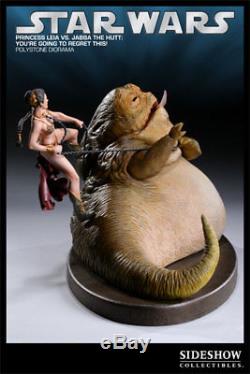 Sideshow Star Wars You're Going To Regret This Princess Leia Vs Jabba Diorama