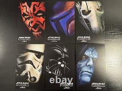 Star WarsT Unreleased 3D EXCLUSIVE Poster Cards (Episodes I-VI) Set