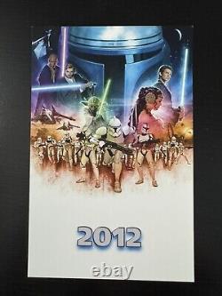 Star WarsT Unreleased 3D EXCLUSIVE Poster Cards (Episodes I-VI) Set