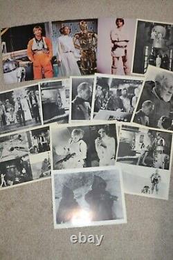 Star Wars 1977 vtg 8x10 Original 13 Color/ Black and White Photo Lot