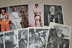 Star Wars 1977 vtg 8x10 Original 13 Color/ Black and White Photo Lot