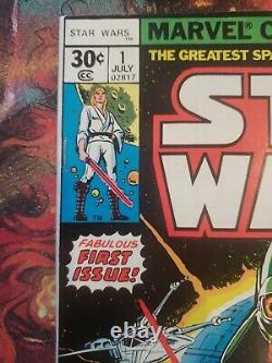 Star Wars #1 1977 First Print Marvel Comics Hot Key Bronze Grail 1st Printing VF