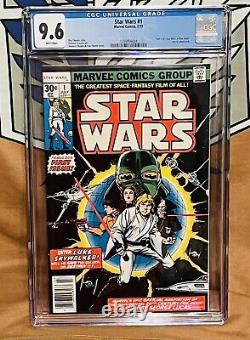 Star Wars 1 1997- Cgc 9.6 White Pages Marvel Comics