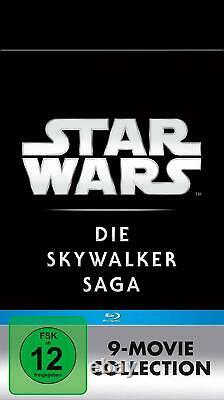 Star Wars 1-9 Die Skywalker Saga 9 Filme Collection Blu-ray Box Deutsch