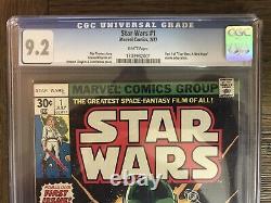 Star Wars #1 (First Print) CGC 9.2 1977 Marvel White Pages