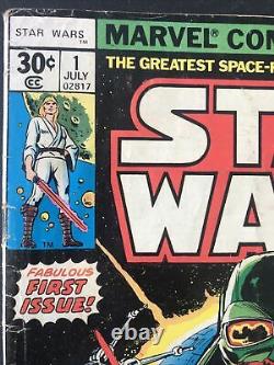 Star Wars #1 GD- July 1977 1st Print NEWSSTAND
