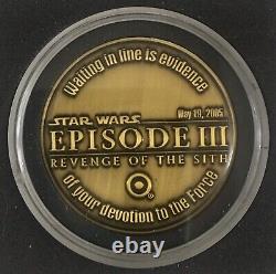 Star Wars 2005 Coin #2 of 30,000 Episode III Revenge Of Sith #2/30,000