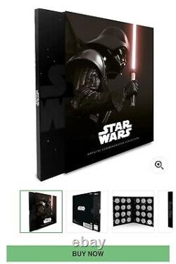 Star Wars 24 Commemorative Coins Set. Limited Edition. Free Shipping