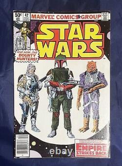 Star Wars #42 Marvel Comics 1980 Boba Fett Mark Jewelers Variant