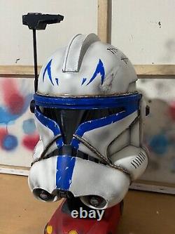 Star Wars 501st Captain Rex Clone Helmet 11 Size