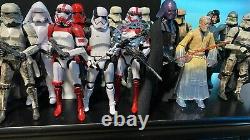 Star Wars 6' Black Series Collection of New and Loose Figures withall extras LOT