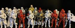 Star Wars 6' Black Series Collection of New and Loose Figures withall extras LOT